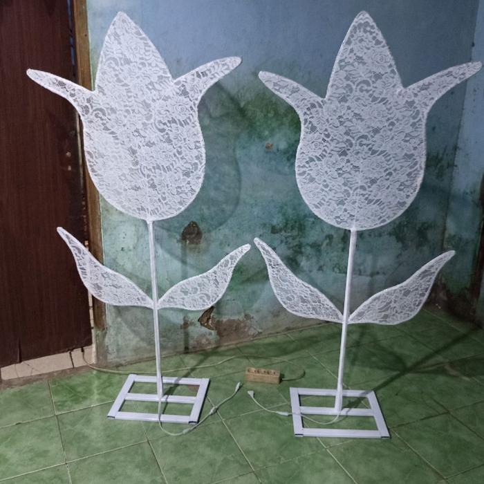 lampu bunga led ukuran besar untuk dekorasi rumah dan pesta - lampu hiasan cantik dan menarik
