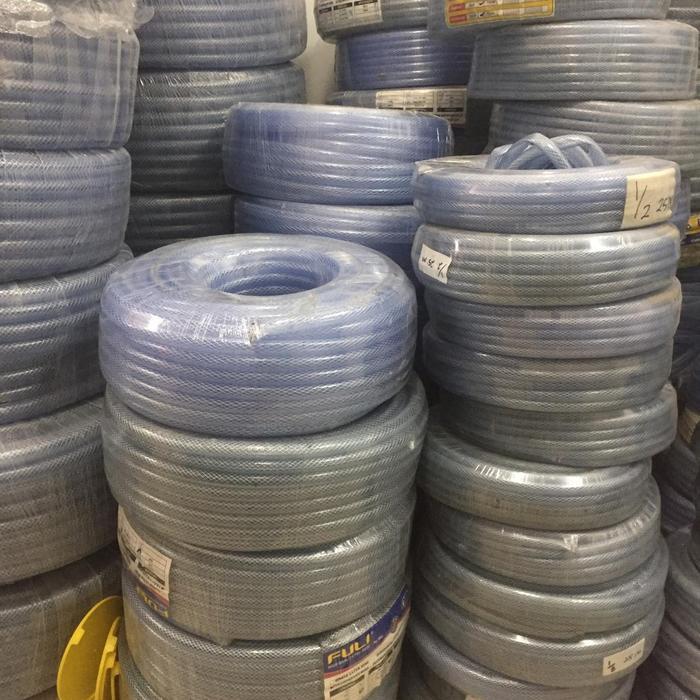 Best Seller Gemuk Selang Air Benang Transparan 50 Meter Selang Air Cuci Motor Selang Air 100 Meter