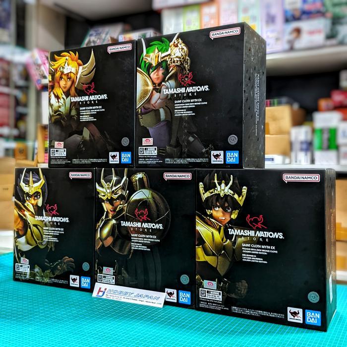 HOT SALE SCM EX SEIYA PEGASUS CYGNUS SHIRYU PHOENIX ANDROMEDA GOLDEN LIMITED EDITION TAMASHII