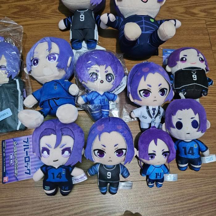 HOT SALE NUIGURUMI PLUSH BLUE LOCK REO MIKAGE BALLCHAIN TOMONUI PUNITOP MAMEITO TERMURAH