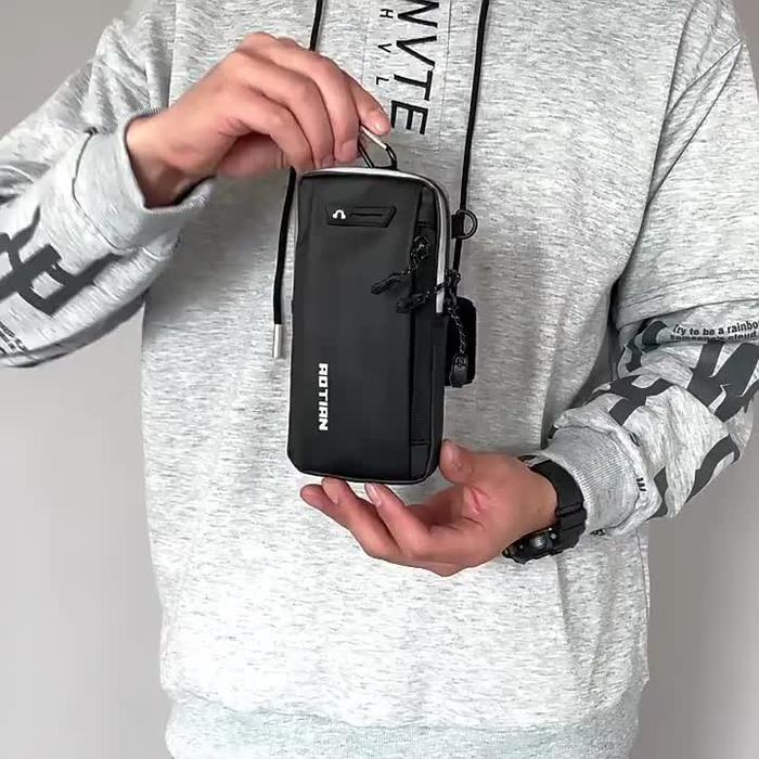 Eiger - Tp2 - Tas Selempang Mini Hp Headset Organizer Pria Wanita Jogging