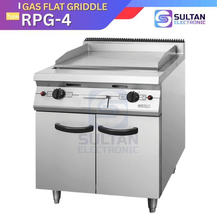 GETRA Gas Flat Griddle with Cabinet / Kompor Griddle dengan Kabinet RPG-4 / RPG 4 / RPG4