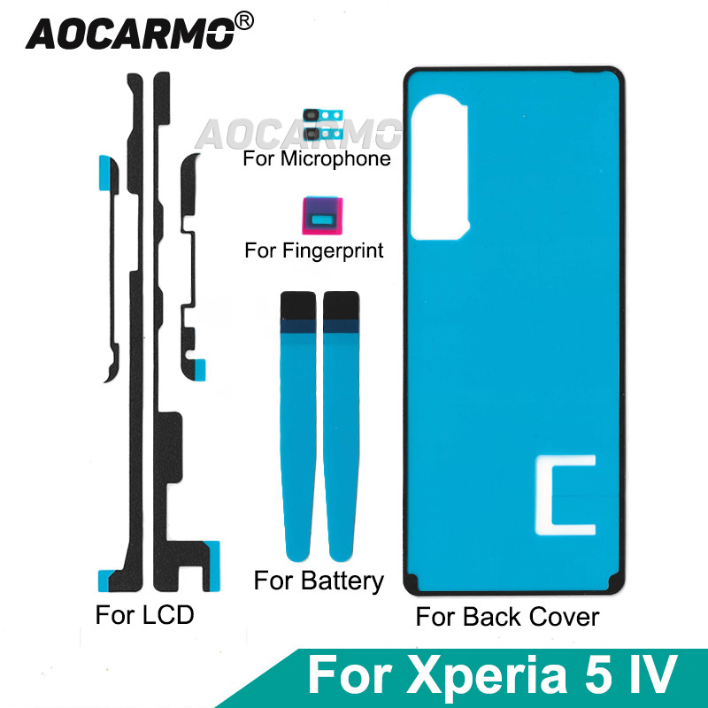 Aocarmo For SONY Xperia 5 IV X5iV XQ-CQ72 CQ62 CQ54 SO-54C Front LCD Rear Back Cover Adhesive