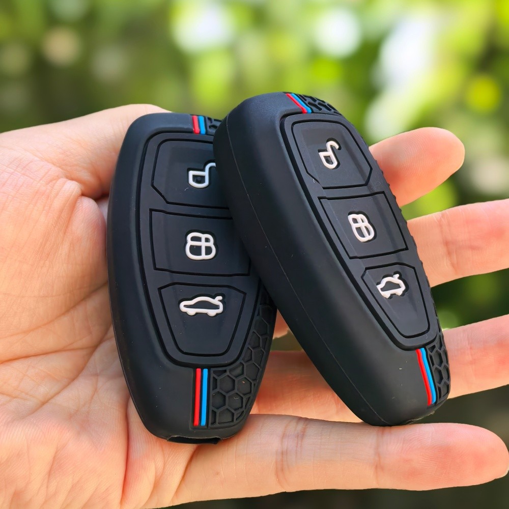 New Silicone Car Key Pack for Ford ST Line Fiesta Focus Mondeo Ecosport Kuga Puma Edge Escape