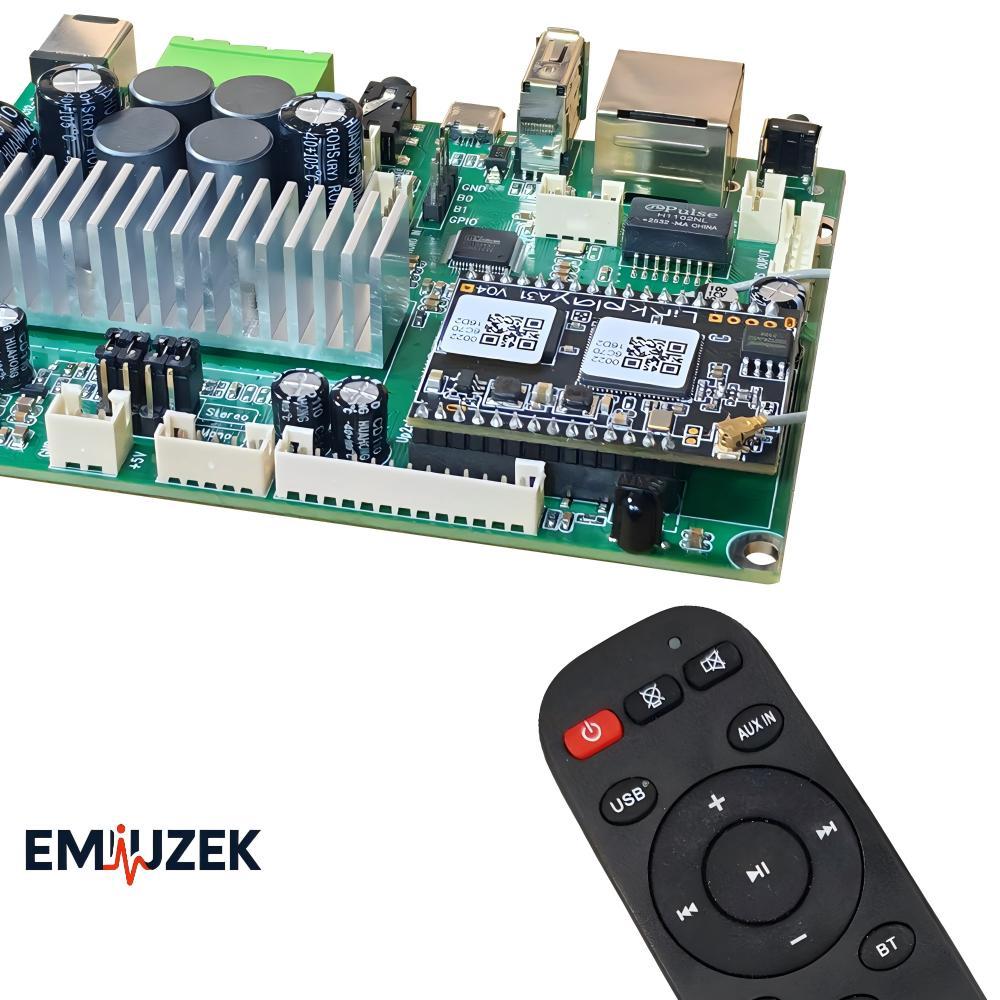 EMiUZEK AMP D60: Multiroom Wireless Stereo Streaming Amplifier Board