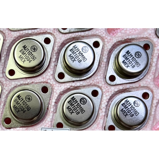 4PAIR/LOT ORIGINAL MJ11015G MJ11016G TO-3 30A/120V/200W GOLD SEALED DARLINGTON BIPOLAR AUDIO POWER