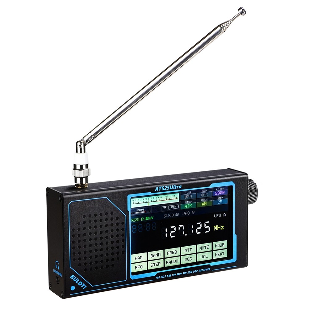 ATS25 Ultra SDR Receiver Bluetooth Wifi AIR Band FM SW SSB MW LW Radio Aviation Band Receiver