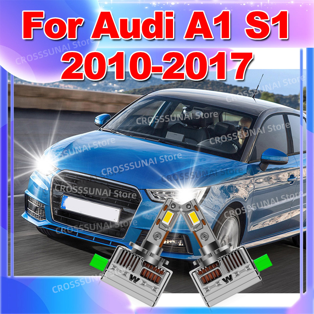 LED Canbus Headlight 6000K 50000LM Auto Xenon Bulbs Replacement For Audi A1 S1 2010 2011 2012 2013