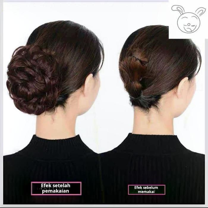 Jepit rambut untuk sanggul, jepit rambut kuncir kuda, jepit rambut besar, wig, aksesoris rambut