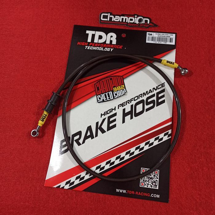 Selang Rem Depan TDR 110cm 110 cm Carbon All New NMAX 2020 UP NON ABS