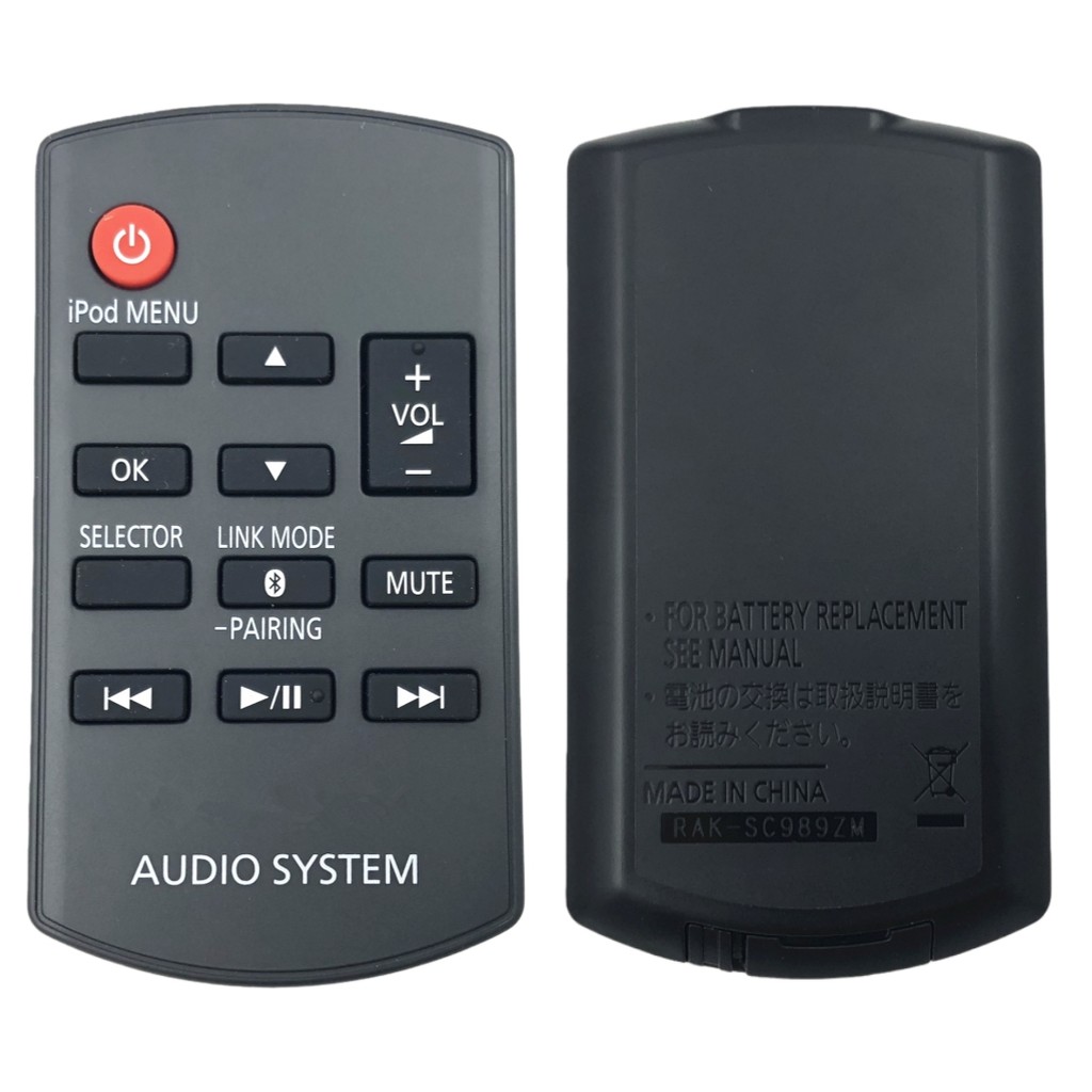 Original Remote Control RAK-SC989ZM For Panasonic Audio Sound System Dock SC-HC05 SA-HC05