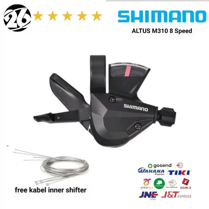 Shifter Sepeda Shimano ALTUS M310 8 Speed Operan Gigi Sepeda Shimano