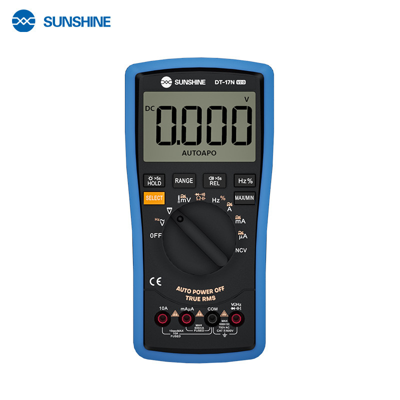 SUNSHINE DT-17N Auto Range LCD Display Multimeter Digital Multimeter Automatic Digital Instrument