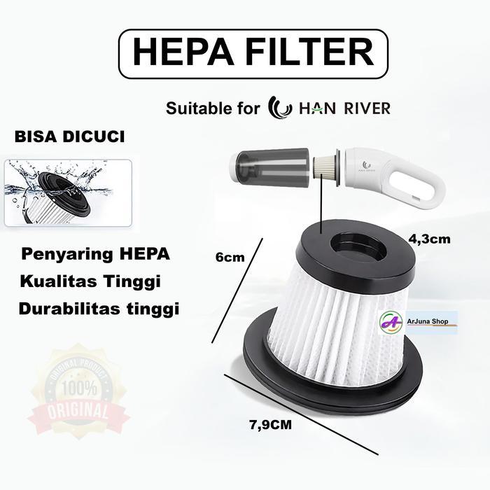 HRG DISKON Filter Hepa Vacuum Cleaner Han river DISKON GARANSI