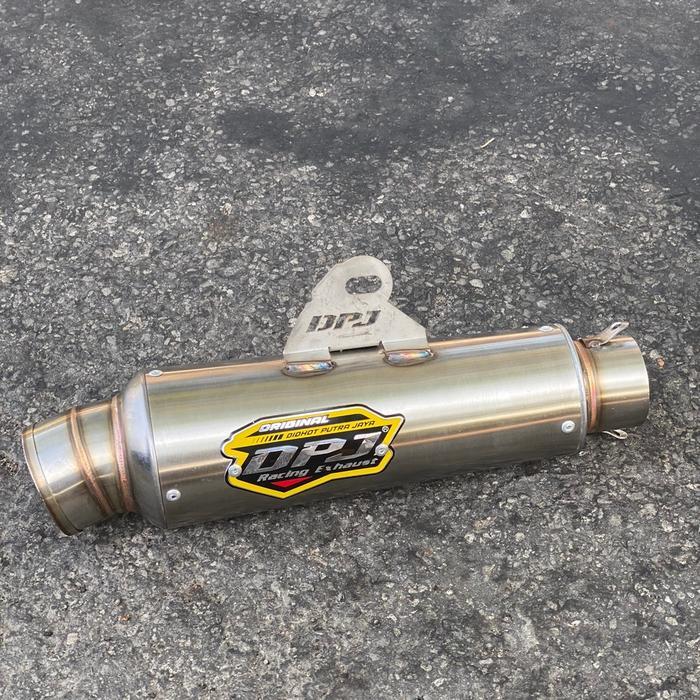FREE ONGKIR SILINCER DPJ ORIGINAL KOMPOTISI SARFULL DAN SARTENG MOTORCYCLE BISA COD