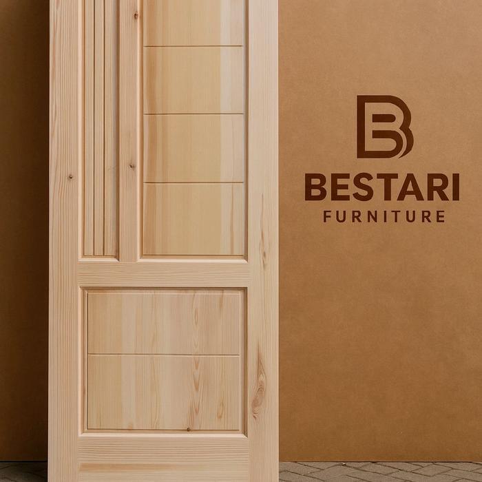 Daun Pintu Utama Rumah Kayu Mahoni Grade A Pintu Kamar Minimalis Modern Terbaru