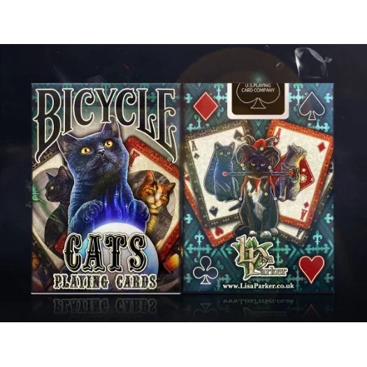 Bicycle Lisa Parker Cats Playing Cards Card Games USPCC Collectible Poker Deck Card Magic Magia