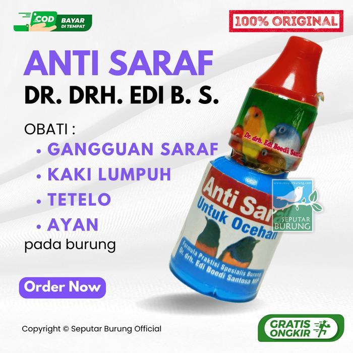 DISKON Obat Burung ANTI SARAF Tetelo Kaki Lumpuh Ayan READY STOCK