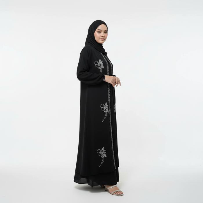 Gamis Abaya Ameera Simple Elegant Mewah Syar'I Pasti Promo