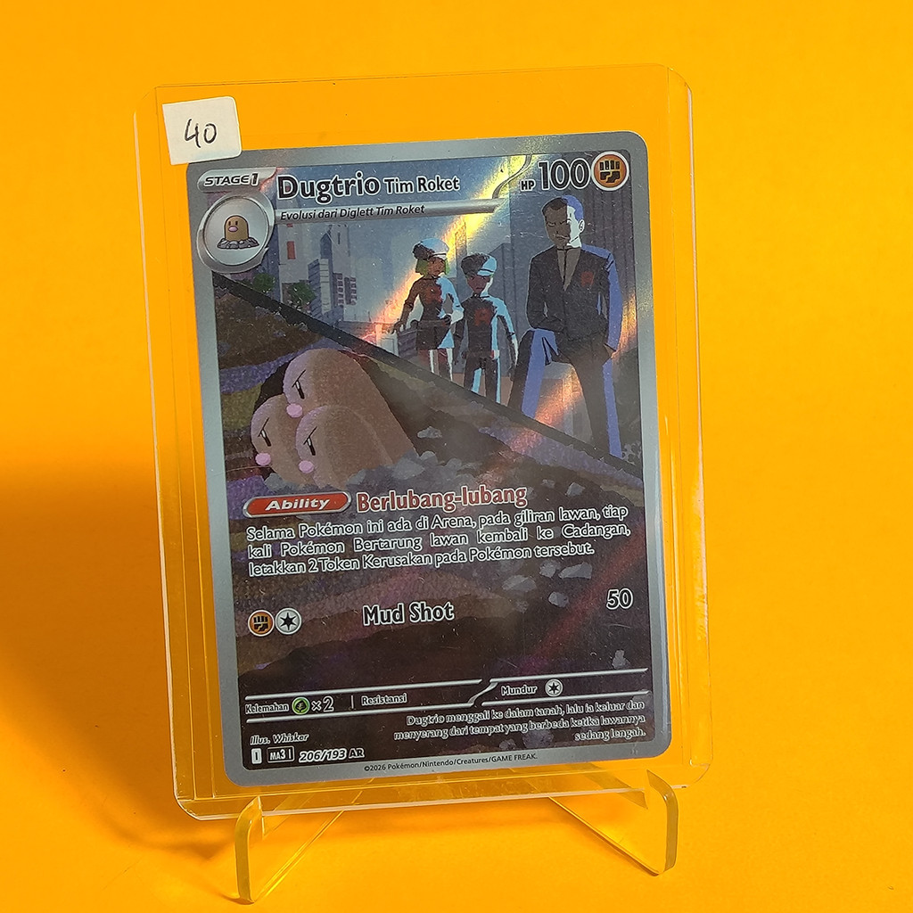 Pokemon Dugtrio Tim Roket AR
