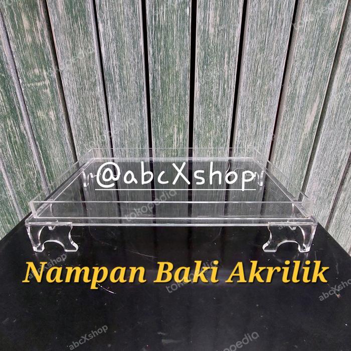 terbaru [PO-X] Nampan Akrilik Baki BoX Hantaran Seserahan Sangjit - ANEKA SIZE