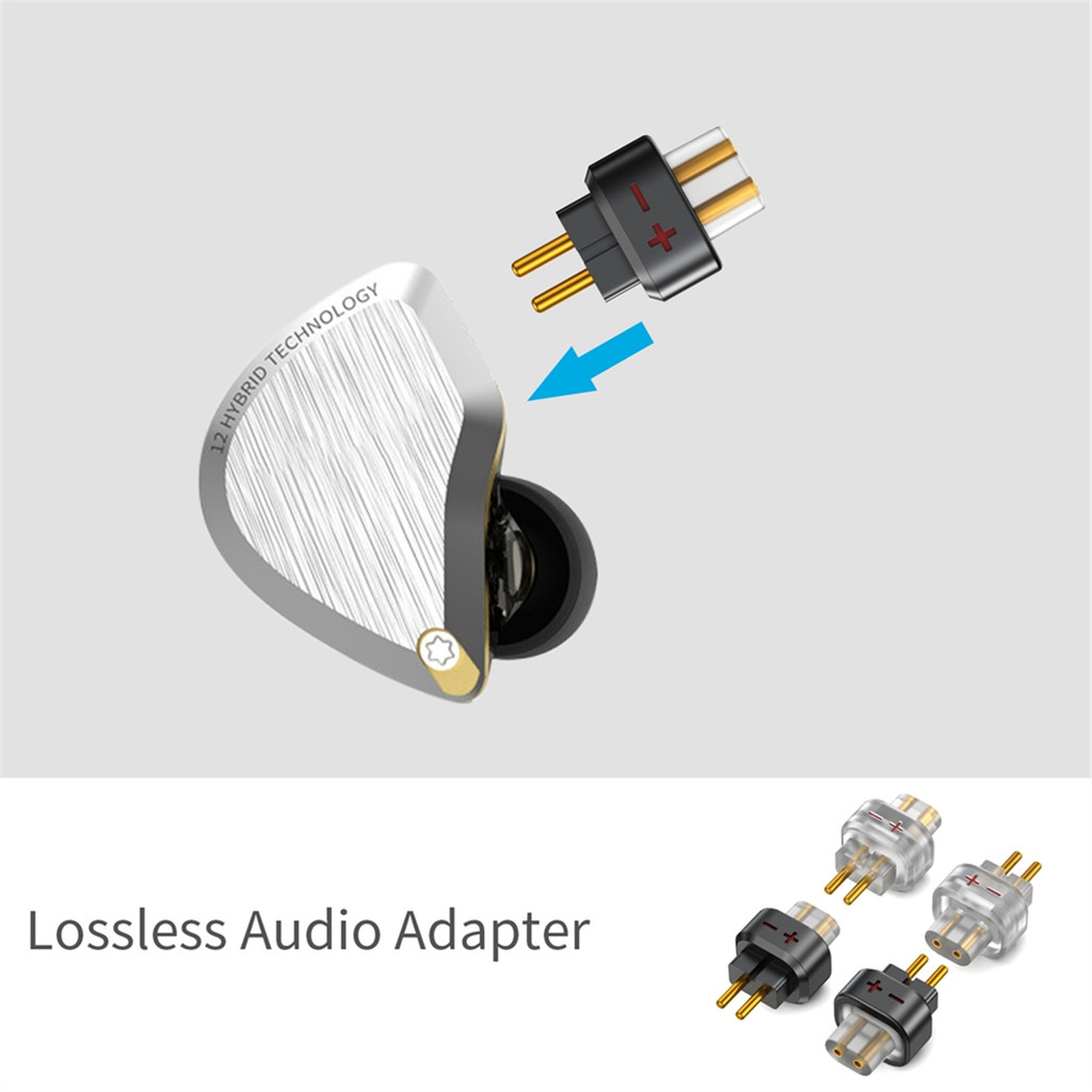 RISE 2PCS Female to 0.78 2 Pin Male Earphone Adapter to Earphones Earsets for SHUOER
