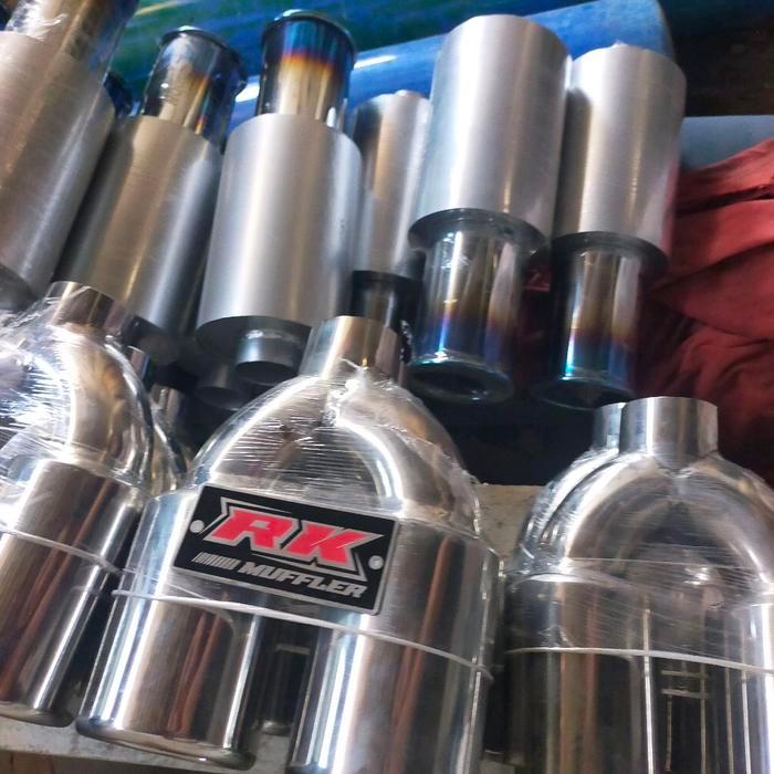 FREE ONGKIR KNALPOT RACING MOBIL HKS CABANG 2 FULL STAINLESS BASS ADEM COCOK UNTUK SEMUA JENIS MOBIL