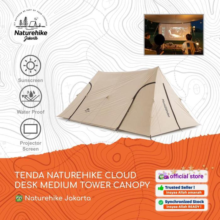 ASLI TENDA CLOUD DESK NH20TM008 FLYSHEET GLAMPING CAMPING READY STOCK