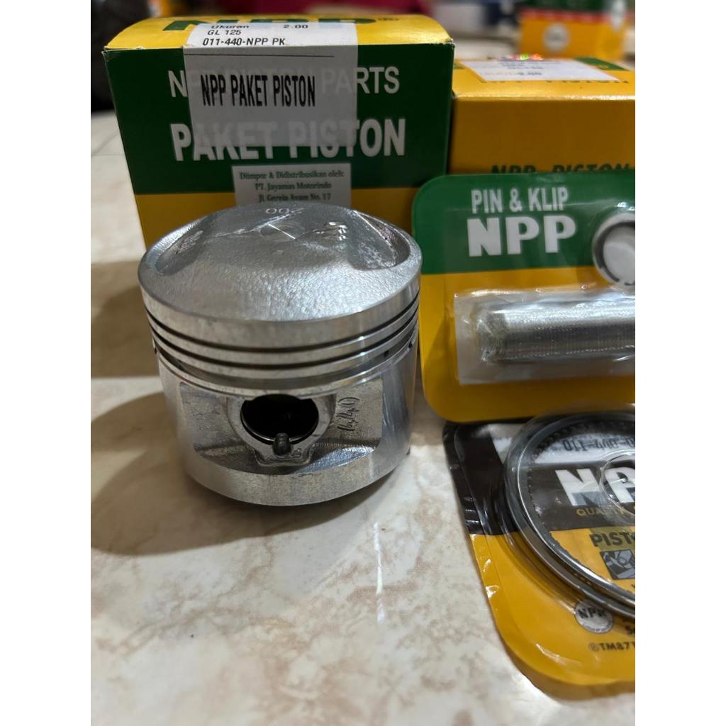 PISTON KIT GL 125 GL125 GL 125 MAX OVERSIZE 1.25 OS 125 NPP
