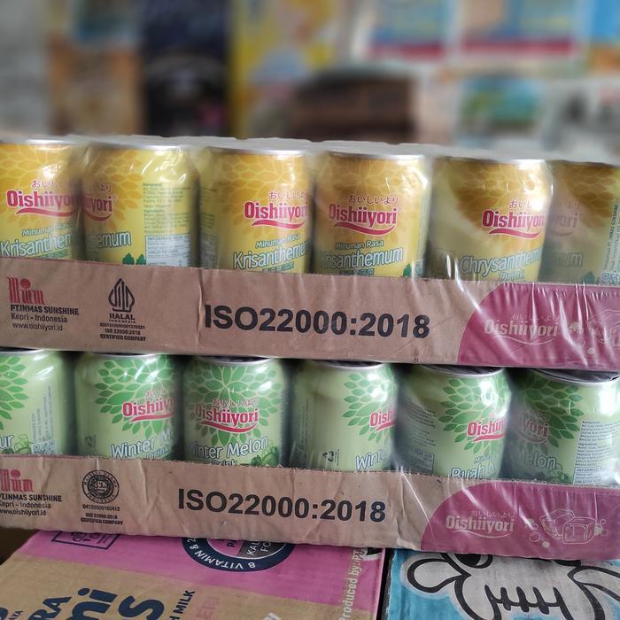 Oishiiyori Minuman Kaleng 300 Ml - 1 Dus (24 Kaleng) Gercep