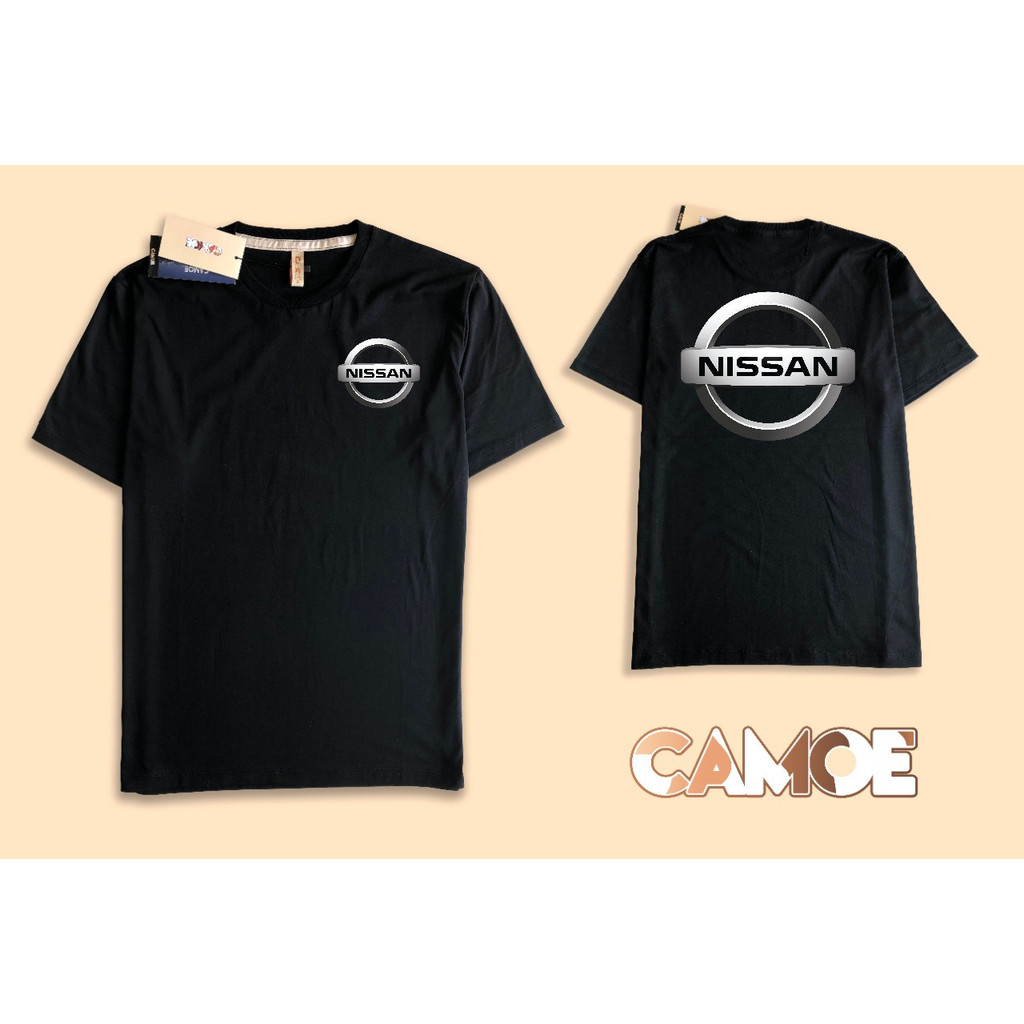 Kaos Tshirt Depan Belakang Nissan logo