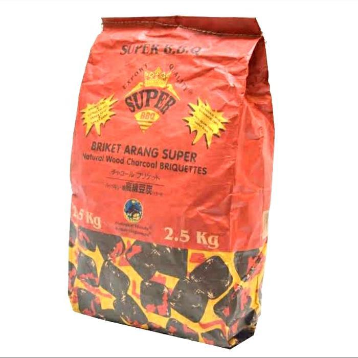 Arang Briket Wen'S Briket Arang Super Bbq Export Quality 2.5Kg