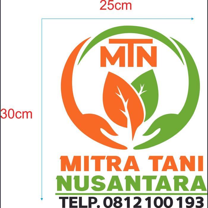 pesanan khusus stiker mitra besar tani 100 pcs