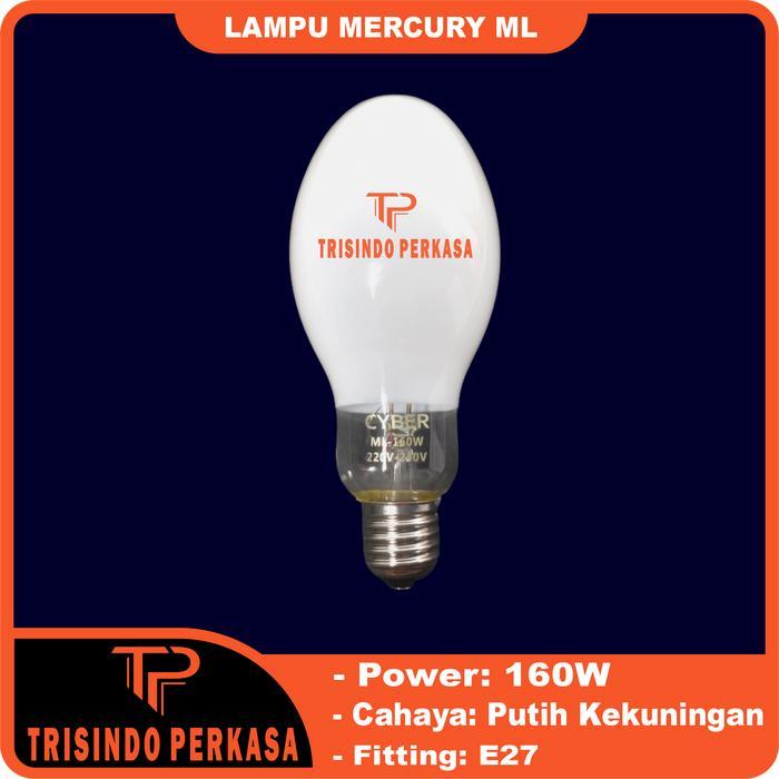"New" Lampu Mercury ML 160W 160 watt E27 Bola Lampu Jalan