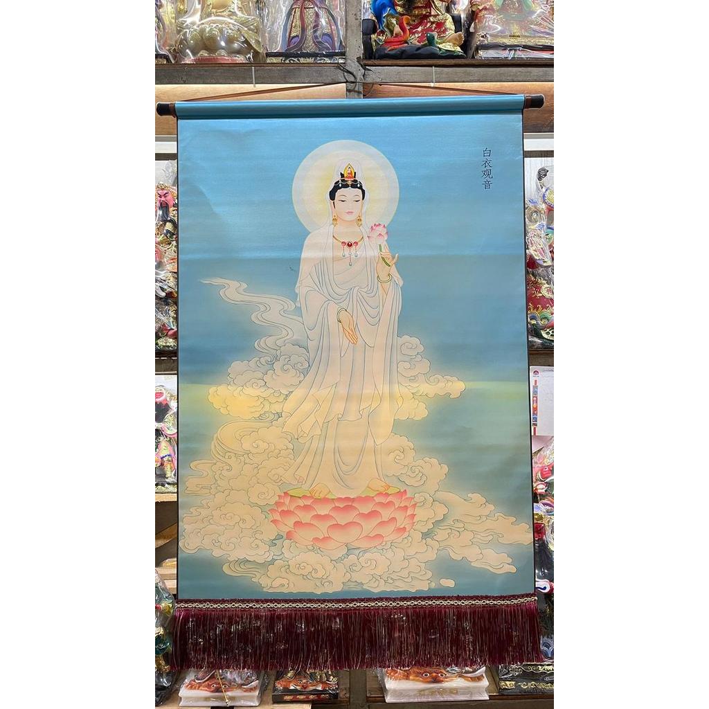 lukisan dewa kain / Dewi kwan im / uk. 80x110cm