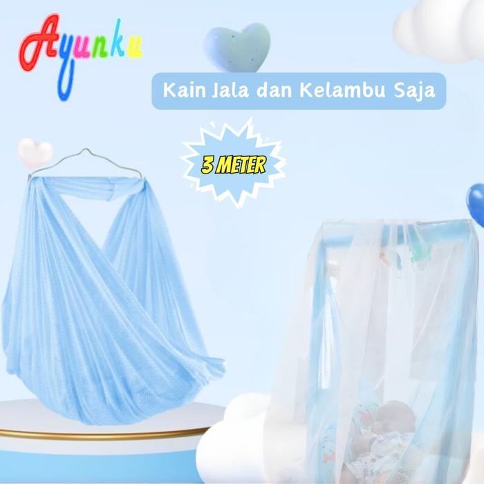 kain ayunan bayi dan kelambu anti nyamuk ayunku ayunan bayi