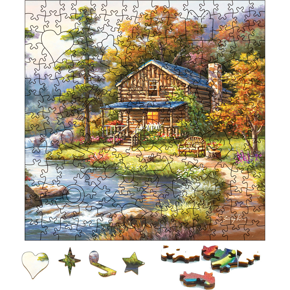 Mainan Puzzle pesta, teka-teki Puzzle kayu untuk dewasa, papan