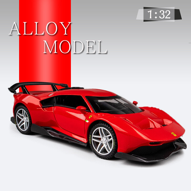 1/32 P80C Alloy Racing Car Model Diecast Metal Toy Sports Car Model