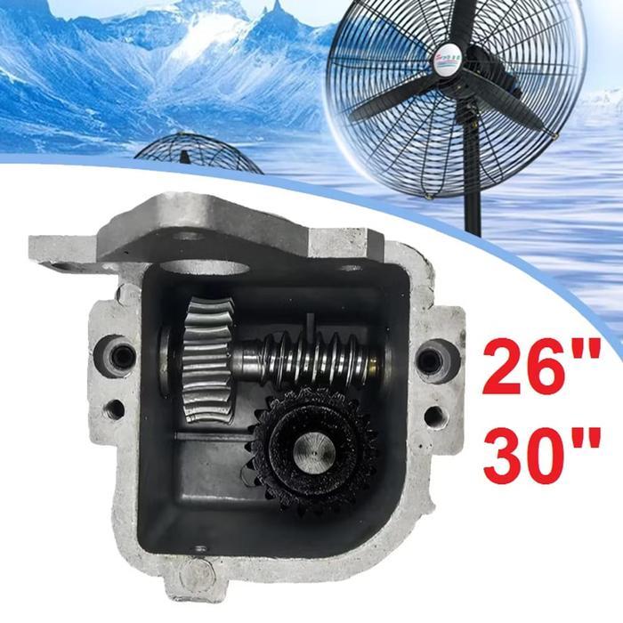 GEARBOX KIPAS ANGIN INDUSTRI 26 30 INCH GEAR OSCILLATOR KIPAS BERDIRI PABRIK SPAREPART KIPAS EMBUN