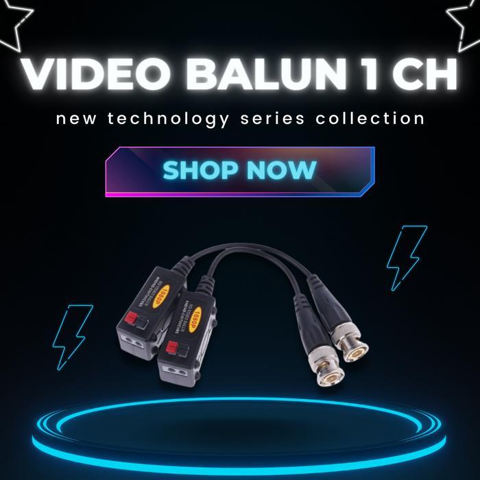 Video Balun Cctv 1Ch Sepasang