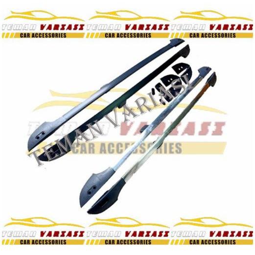ROOF RAIL KAKI 3 AVANZA / XENIA HITAM CROM UNIVERSAL SEMUA MOBIL RESTOCK