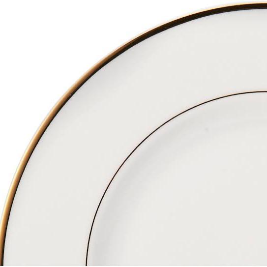 Ready Mikasa Cameo Gold Rim Plate White St Saint James Tableware Piring -Gratisongkir