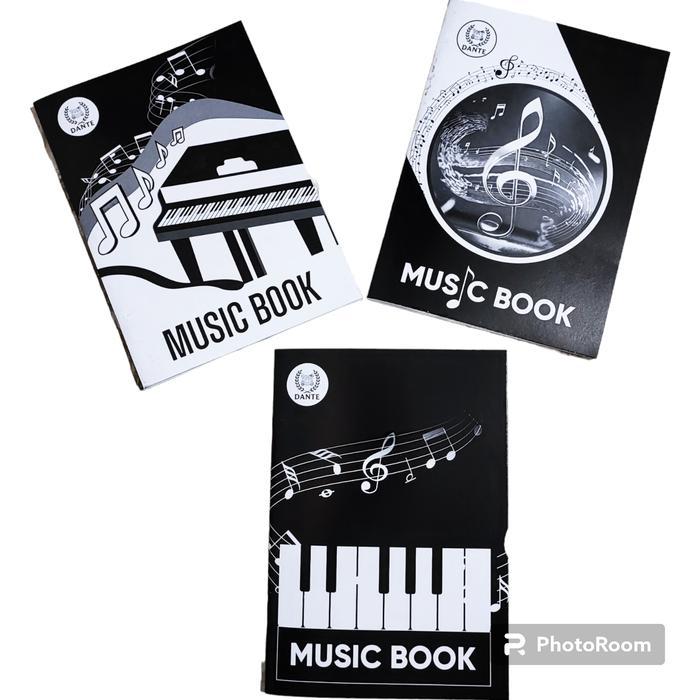 Dante - Buku Tulis Not Balok - Music Book - Buku Paranada