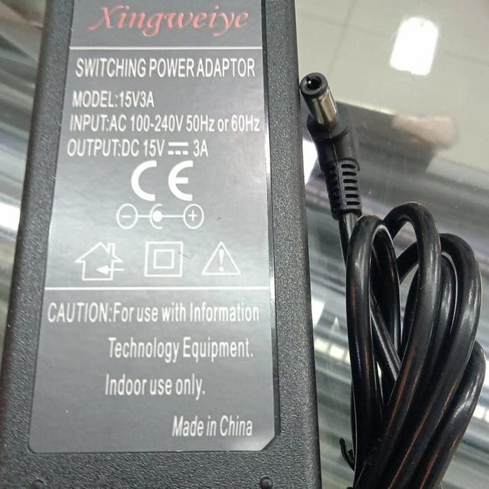 TERLARIS AC DC Adaptor 15V 3A / 15V 3.0A