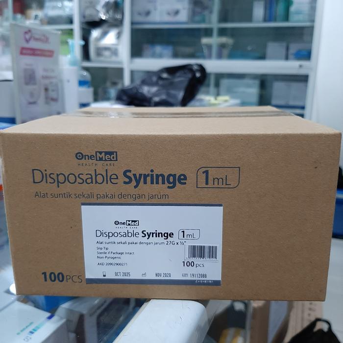 Spuit 1Cc Insulin Onemed #Gratisongkir