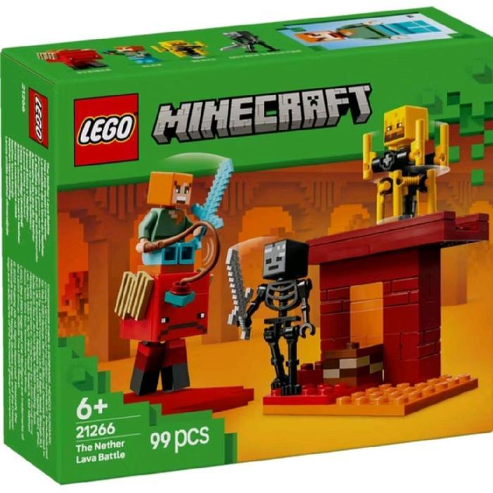 Sale- Lego Minecraft The Nether Lava Battle Original (21266)