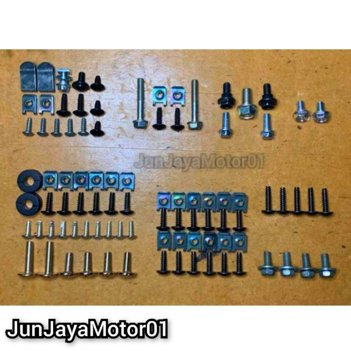 Baut Lengkap Full Set Body Bodi Suzuki Smash Lama 110