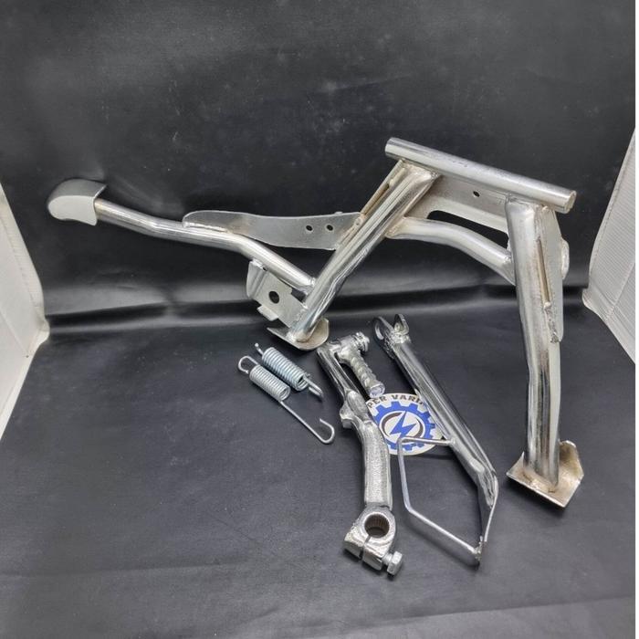 "New" Paket standar dua chrome + standar samping + engkolan chrome vario 150 vario 125 - chrome