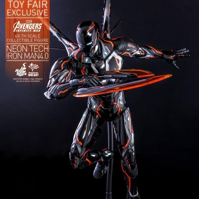 HOT SALE HOT TOYS MMS597 D39 IRON MAN MARK 50 NEON TECH 4.0 DIECAST TERMURAH