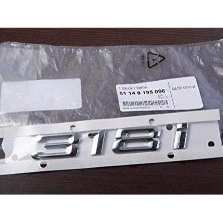 Original BMW E46 318i Badge Emblem Logo Bagasi belakang mobil